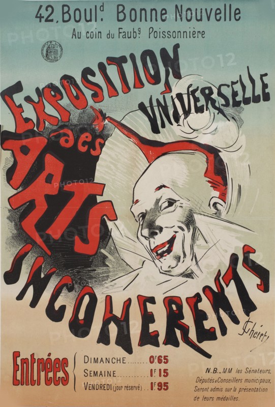Exposition Universelle des Arts incohérents, 1889. Creator: Chéret, Jules (1836-1932).