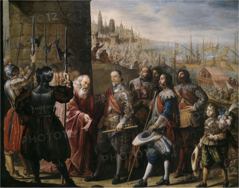 The Relief of Genoa by the 2nd Marquis of Santa Cruz , 1634-1635. Creator: Pereda y Salgado, Antonio, de (1611-1678).