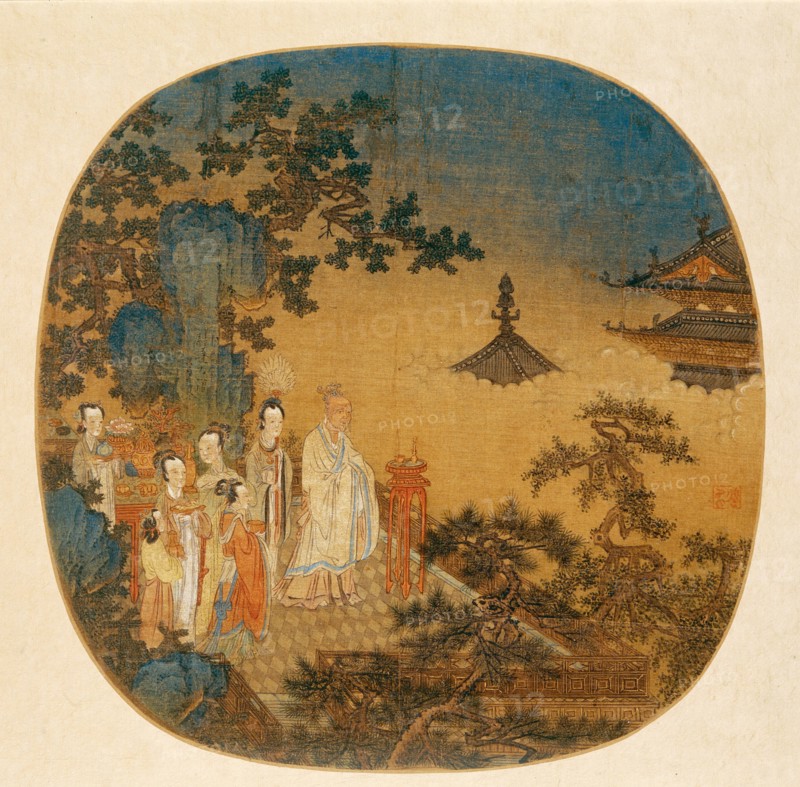 Incense ceremony, 14th century. Creator: Chinese Master.