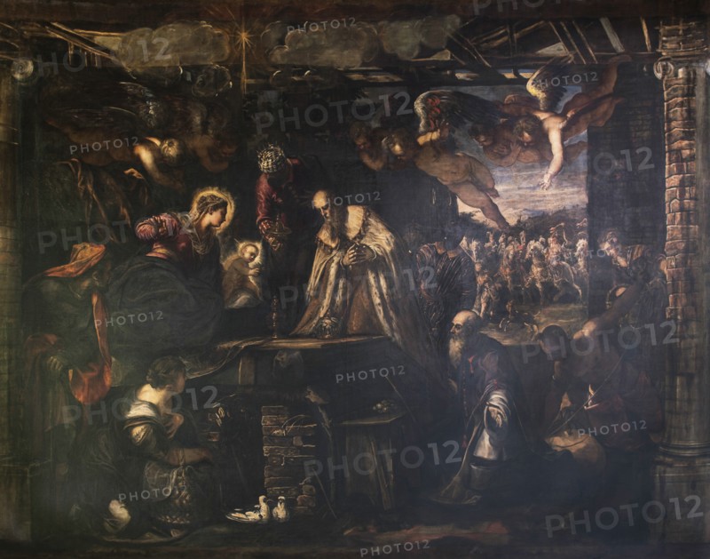 The Adoration of the Magi, 1582. Creator: Tintoretto, Jacopo (1518-1594).