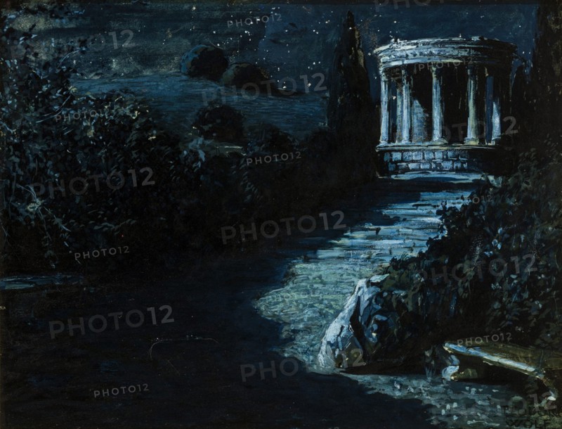 Paesaggio Notturno (Night Landscape), 1908. Creator: Wolf Ferrari, Teodoro (1878-1945).