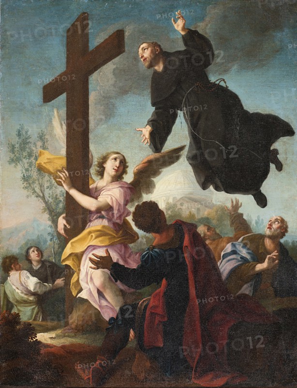 Saint Joseph of Cupertino in Ecstasy, First half of the 18th cent.. Creator: Cignaroli, Giambettino (1706-1770).