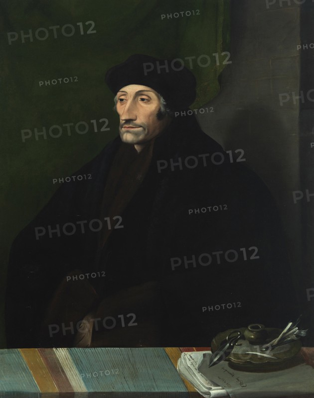 Portrait of Erasmus of Rotterdam (1467-1536), 16th century. Creator: Anonymous.