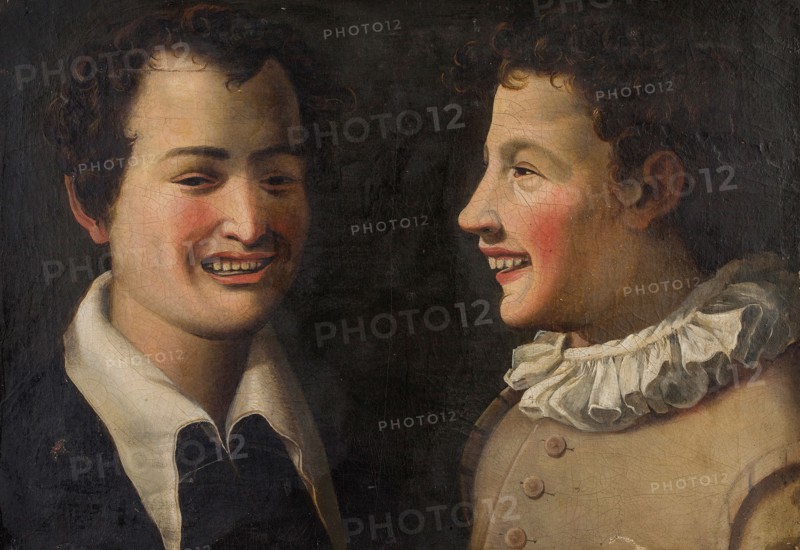 Due giovani che ridono (Two boys laughing), Second half of the16th cen.. Creator: Campi, Vincenzo (1536-1591).