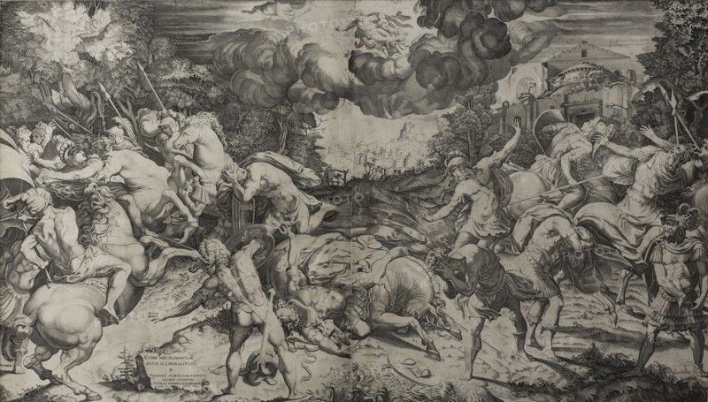 The Conversion of Saint Paul, 1545. Creator: Salviati (Rossi), Francesco (1510-1563).