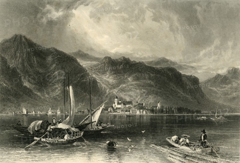 'Bregenz', c1872. Creator: E I Roberts.