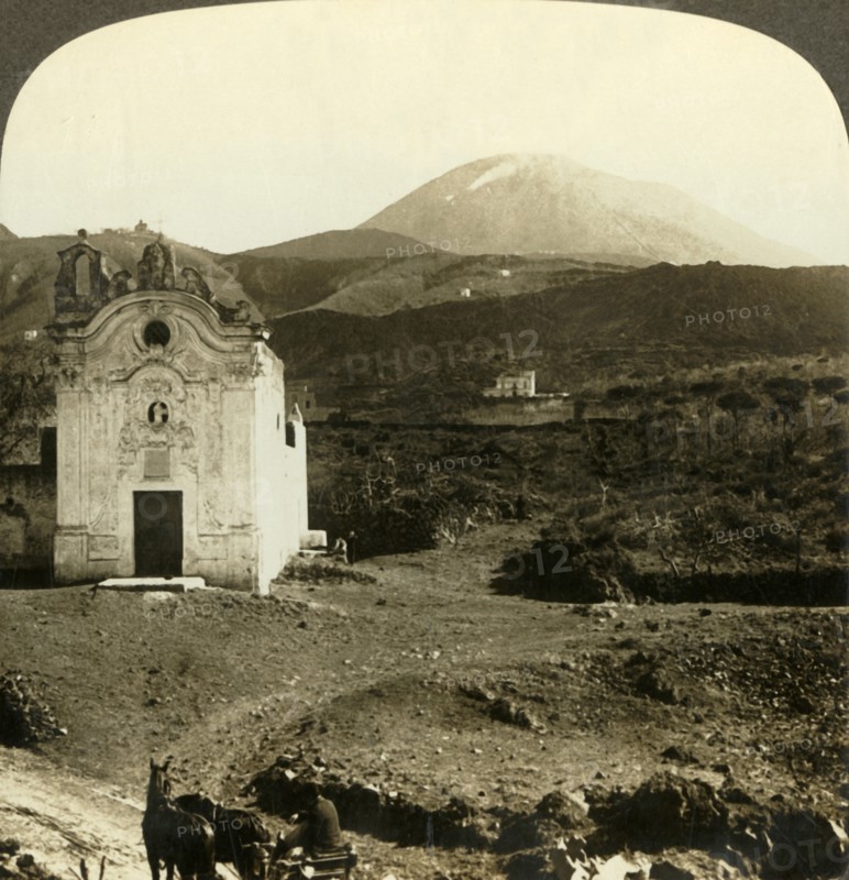 'On the Road to Vesuvius (east), Italy', c1909. Creator: Unknown.