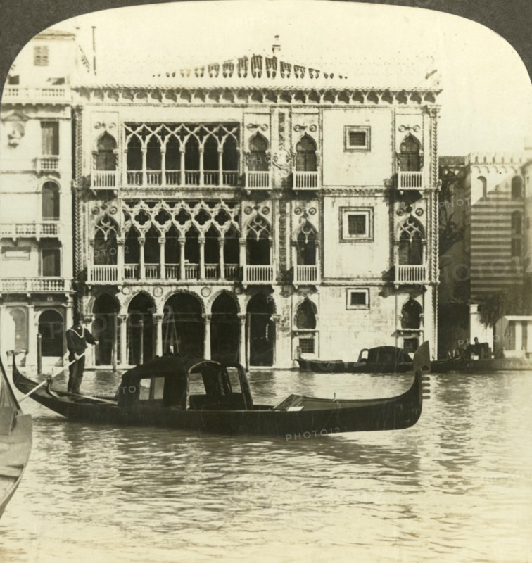 'Palazzo Ca' d'Oro, home of an old merchant of Venice, (N.E.), Italy', c1909. Creator: Unknown.