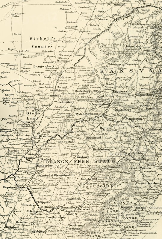 'Map of the Seat of War', 1900. Creator: Unknown.