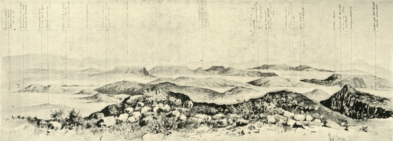 'The Scene of the Fighting at Monte Cristo Hill on February 19', 1900. Creator: Unknown.