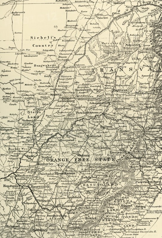 'Map of the Seat of War', 1901. Creator: Unknown.
