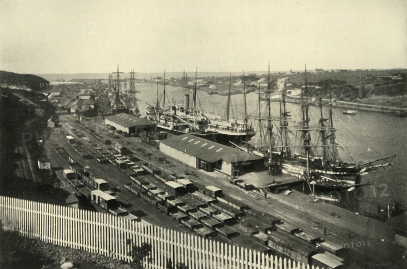 'The Harbour, Buffalo River, East London', 1901. Creator: Wilson.