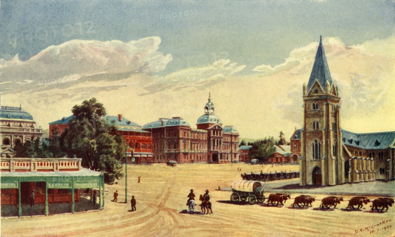 'Church Square, Pretoria', 1902. Creator: Donald McCracken.