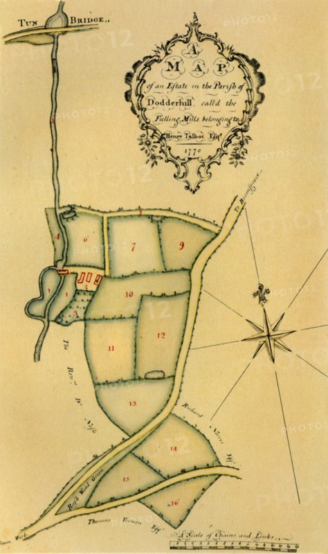 'The Estate of Charles Henry Talbot, Dodderhill, 1770', (1944).  Creator: Unknown.