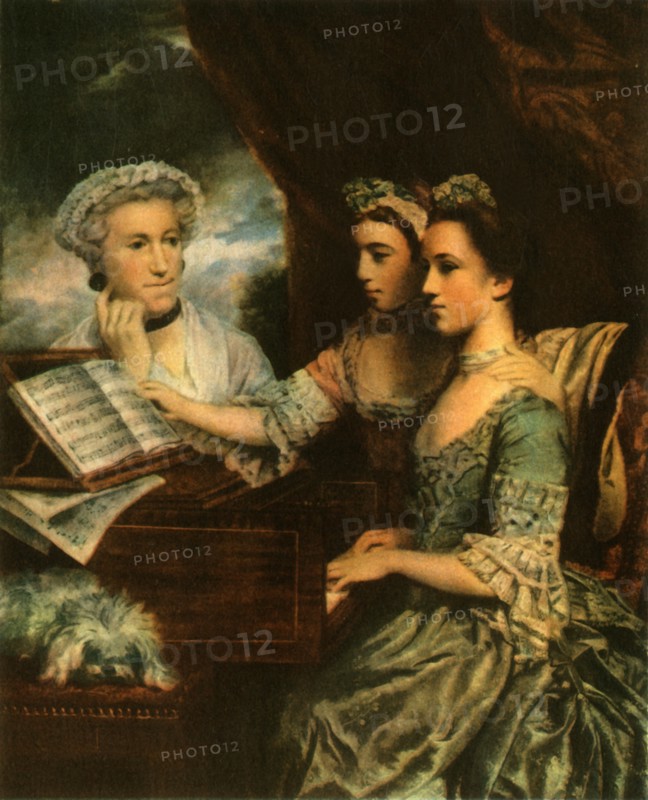 Mrs Paine and her Daughters, c1767, (1942). Creator: Sir Joshua Reynolds.