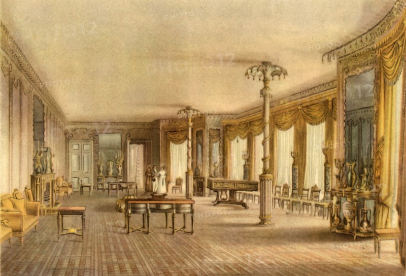 The North Drawing-Room, Royal Pavilion, Brighton, East Sussex, 1824, (1946).  Creator: John Nash.