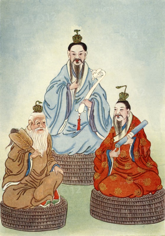 'The Taoist Triad', 1922. Creator: Unknown.