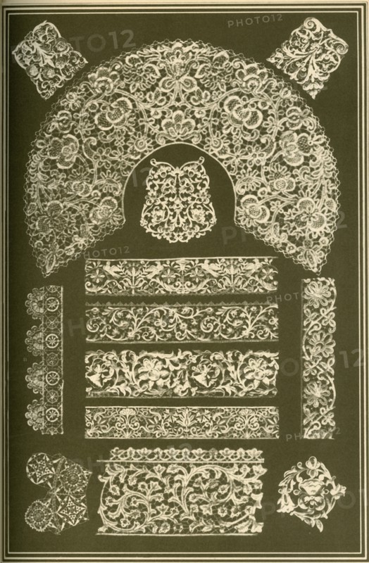 Italian Renaissance lace, (1898). Creator: Unknown.