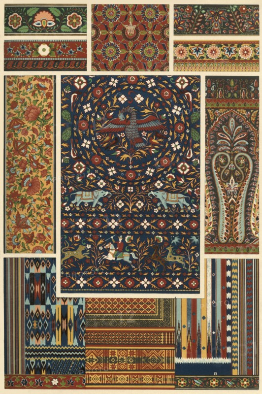 Indian embroidery, weaving, plaiting and lacquerwork, (1898). Creator: Unknown.