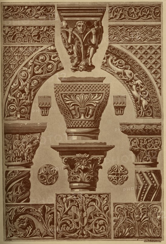 Byzantine architecture and sculpture, (1898). Creator: Karl Schaupert.
