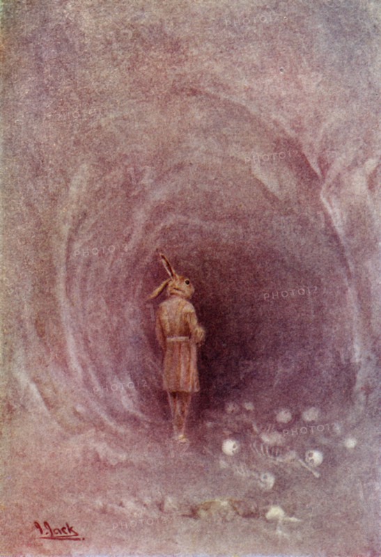 'Once more the Rabbit entered, disguised as a man', 1914. Creator: Unknown.
