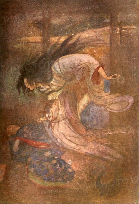 'Yuki-Onna, the Lady of the Snow', 1912. Creator: Evelyn Paul.
