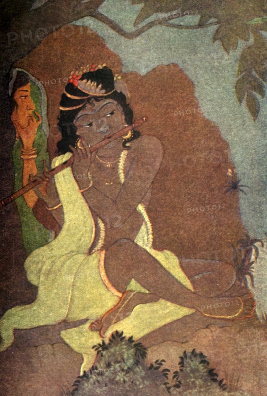 'Radha and Krishna', 1920. Creator: Unknown.