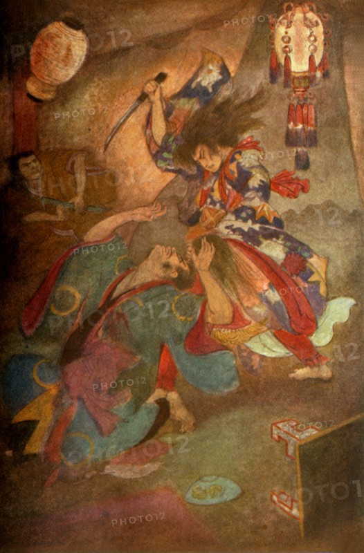'Prince Yamato and Takeru', 1912. Creator: Evelyn Paul.