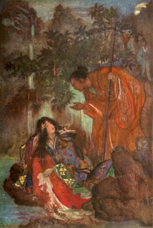 'Raiko and the Enchanted Maiden', 1912. Creator: Evelyn Paul.