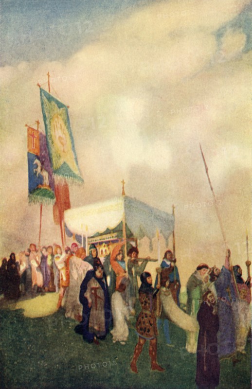 'A Pageant', 1919. Creator: William Andrew Pogany.