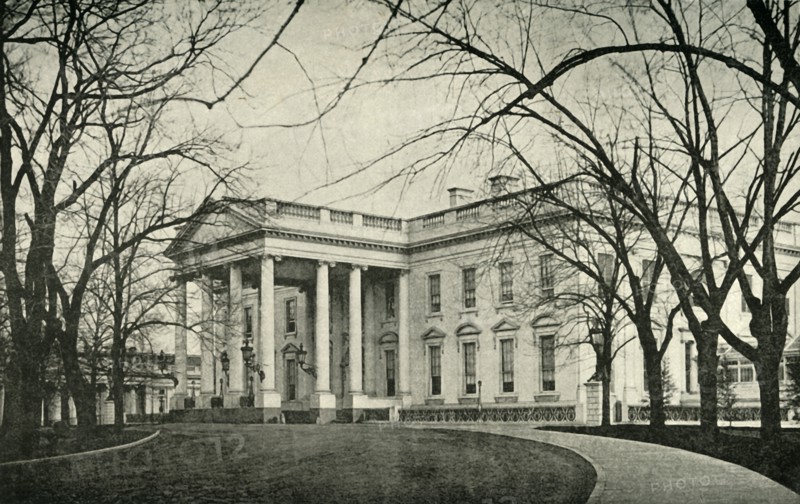 'Washington: The White House', 1891. Creator: Unknown.