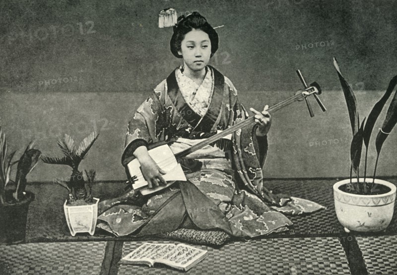 'The Samisen', 1891. Creator: Unknown.
