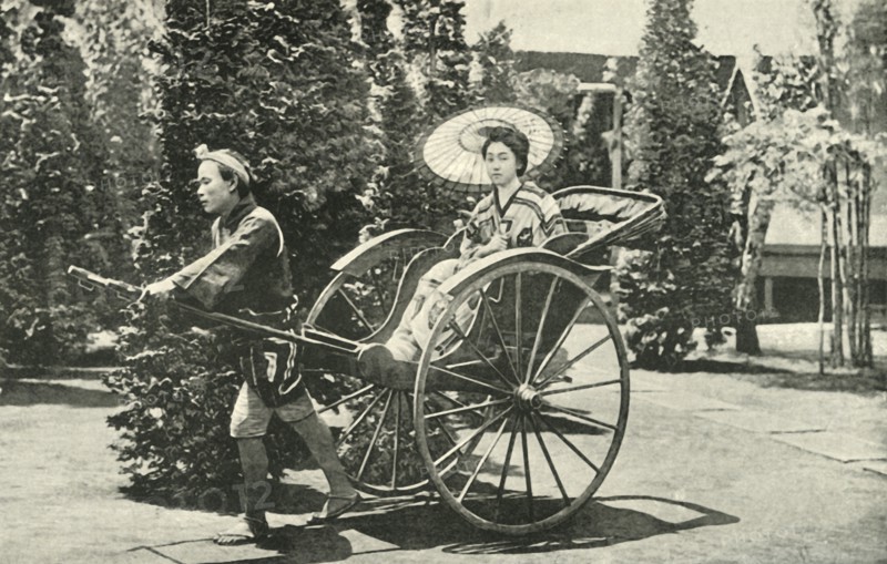 'The Jinrikisha', 1891. Creator: Unknown.
