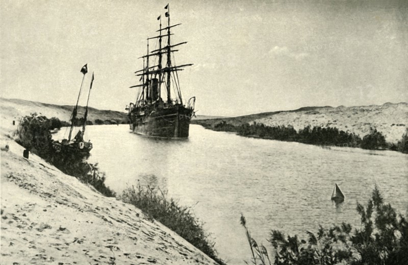 'The Suez Canal', 1891. Creator: Unknown.