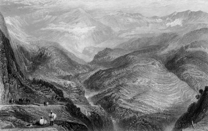 'View near Jubbera', 1838. Creator: George Francis White.
