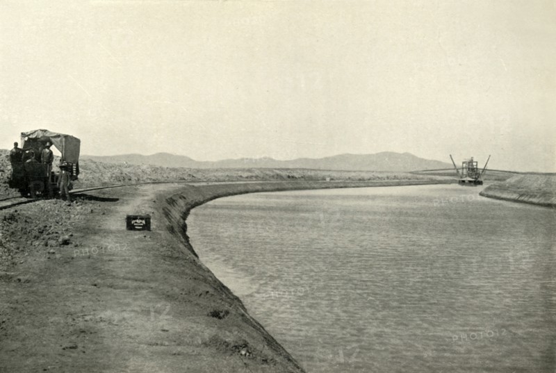 'The Valley of Mexico: The Great Drainage Canal', 1919. Creator: Unknown.
