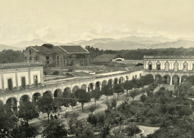 'The Pacific Coast Zone; The Plaza and Environs of the City of Colima', 1919. Creator: Unknown.