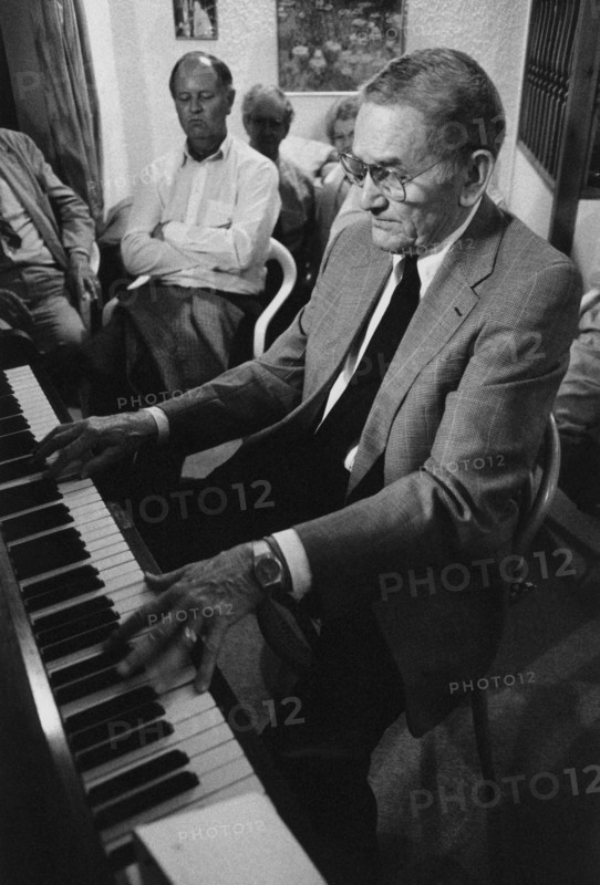 Ralph Sutton, private party, Bar Hill, Cambridge, 1998. Creator: Brian Foskett.