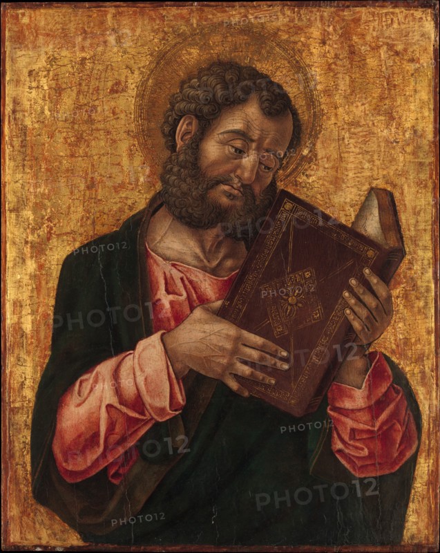 A Saint (Mark?) Reading, ca. 1470. Creator: Bartolomeo Vivarini.