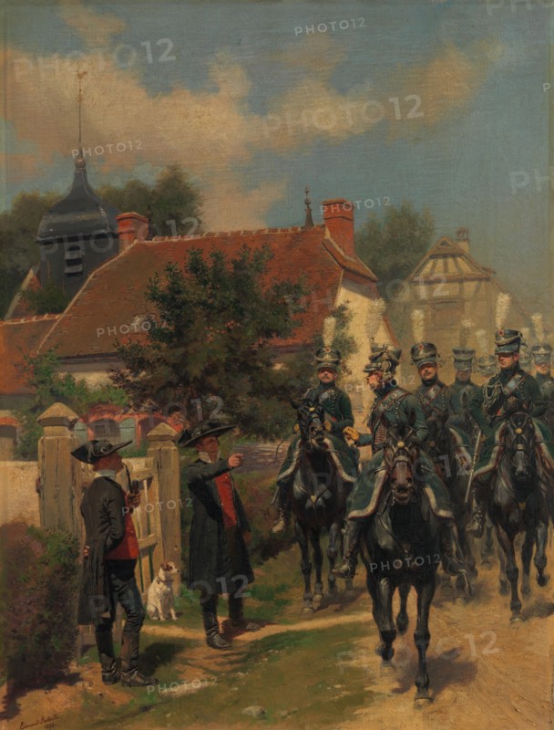 Gendarmes d'Ordonnance, 1894. Creator: Jean Baptiste Edouard Detaille.