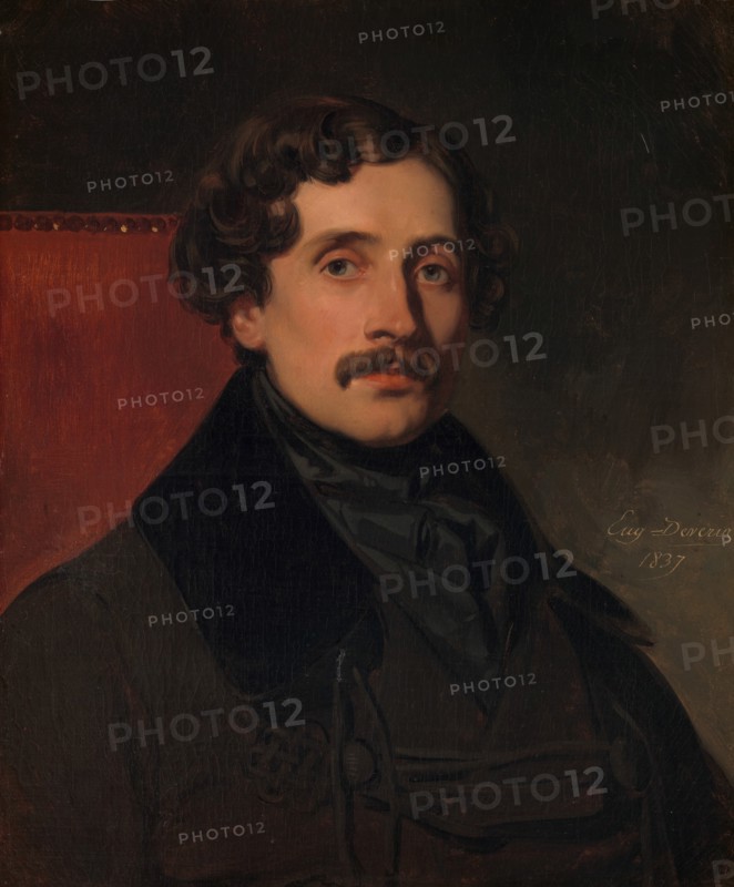 Louis-Félix Amiel (1802-1864), 1837. Creator: Eugene Deveria.