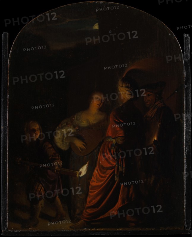 The Serenade, ca. 1678-80. Creator: Frans van Mieris.