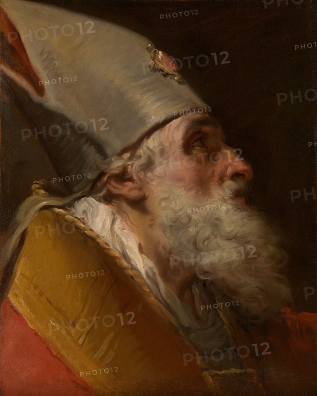 Head of a Bishop, ca. 1770. Creator: Gaetano Gandolfi.