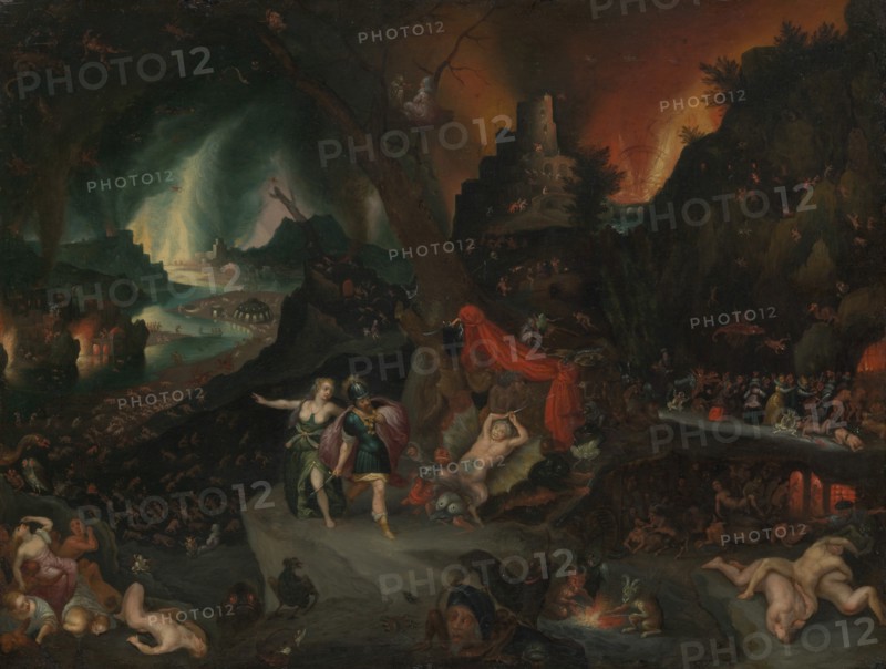 Aeneas and the Sibyl in the Underworld, 1630s. Creator: Jan Brueghel the younger.