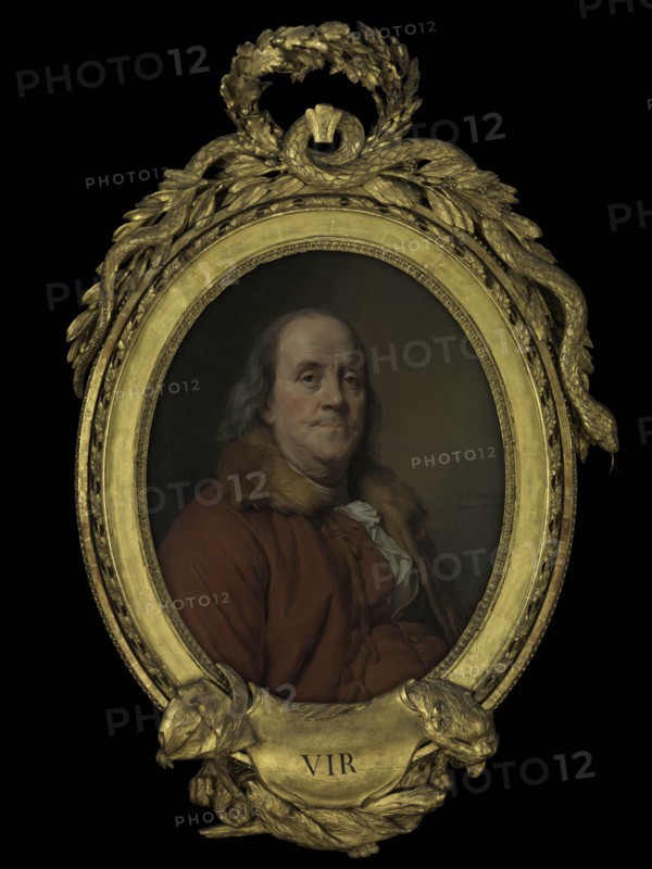 Benjamin Franklin (1706-1790), 1778. Creator: Joseph Siffred Duplessis.