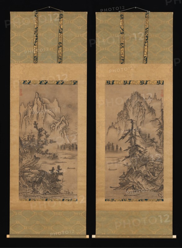 Landscapes of the Four Seasons, late 15th-early 16th century. Creator: Keison.