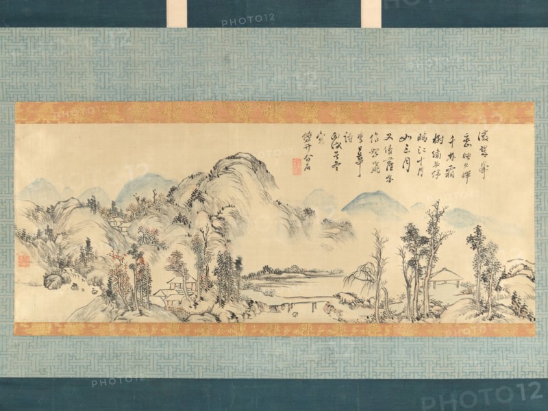 Green Peaks, 1826. Creator: Noro Kaiseki.