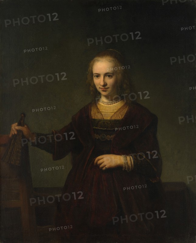Portrait of a Woman. Creator: Style of Rembrandt (Dutch, mid- to late 1640s).