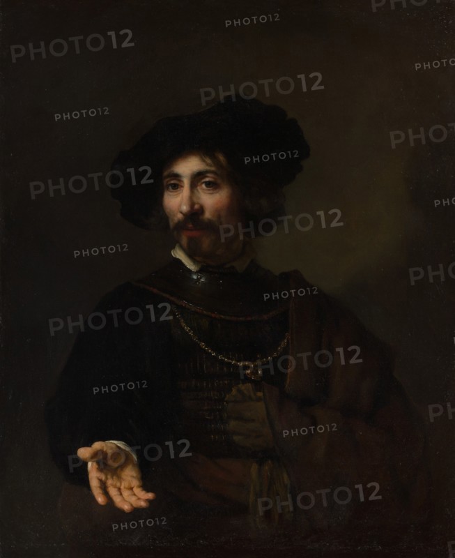 Man with a Steel Gorget. Creator: Style of Rembrandt (Dutch, second or third quarter 17th century).
