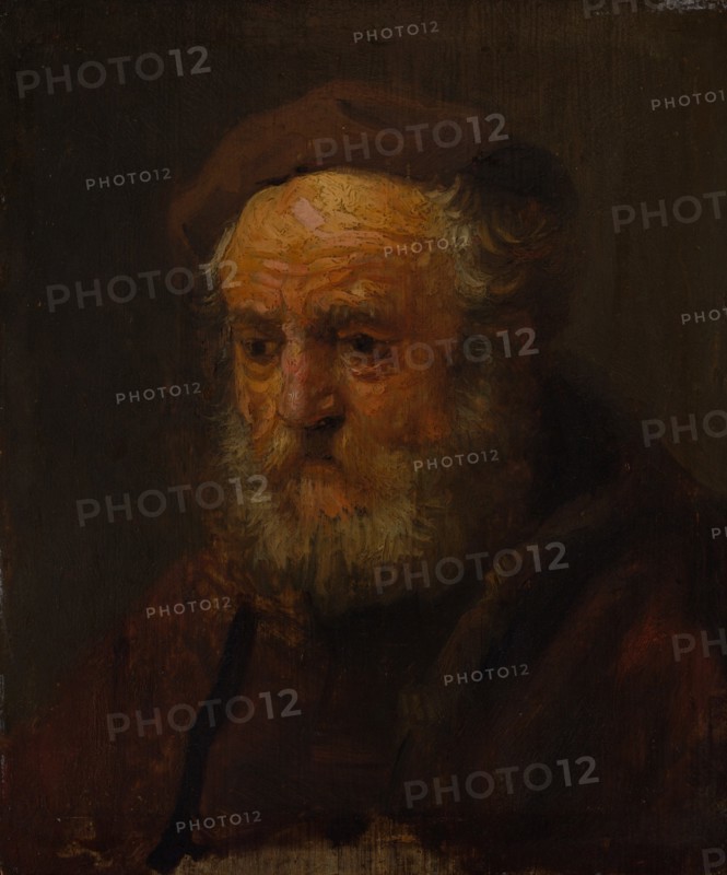 Study Head of an Old Man. Creator: Style of Rembrandt (Dutch, mid- to late 1630s).